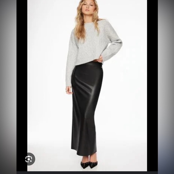 Dynamite Leather Maxi Skirt XS - Picture 3 of 3